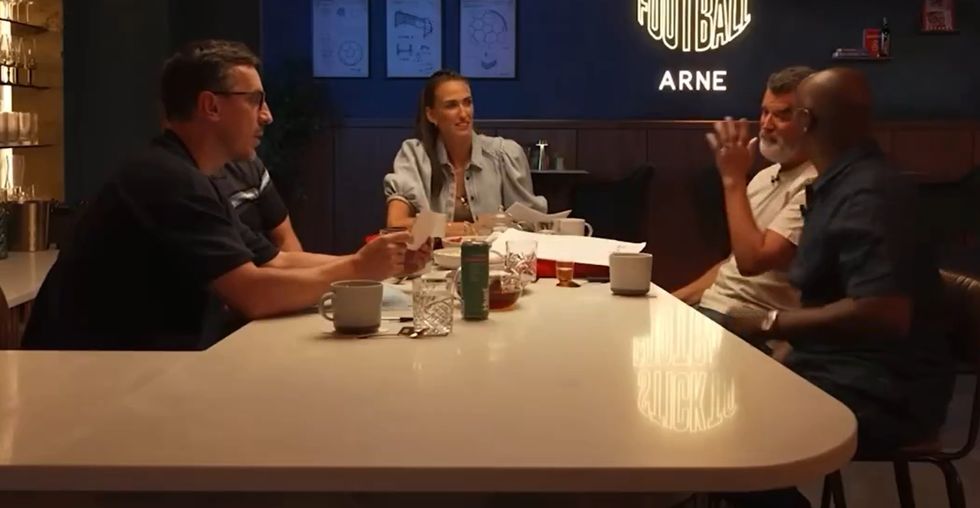 The rest of the table stopped momentarily as Roy Keane explained the emotional significance behind the photo