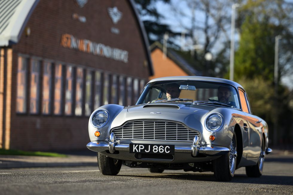 The restored Aston Martin DB5