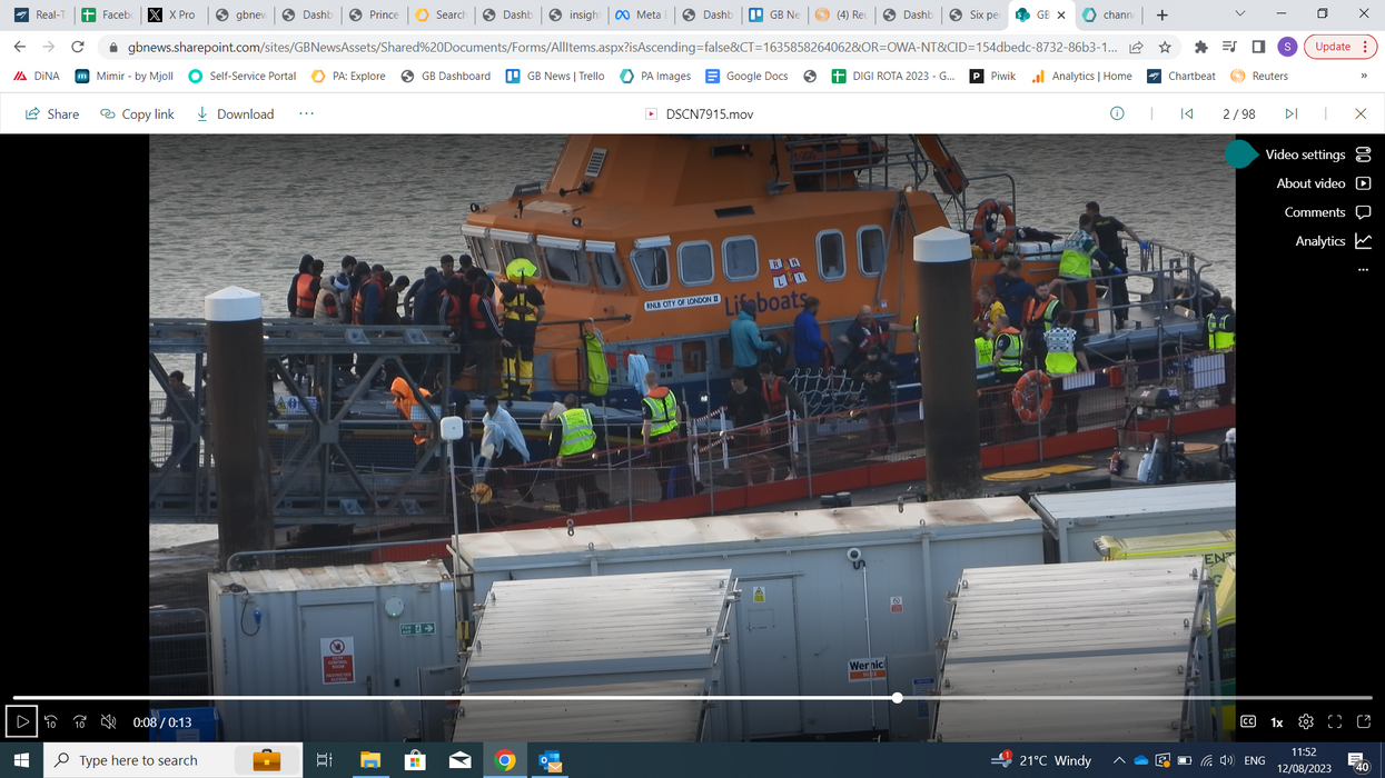 Six people dead and dozens of migrants rescued from Channel waters after small boat capsizes