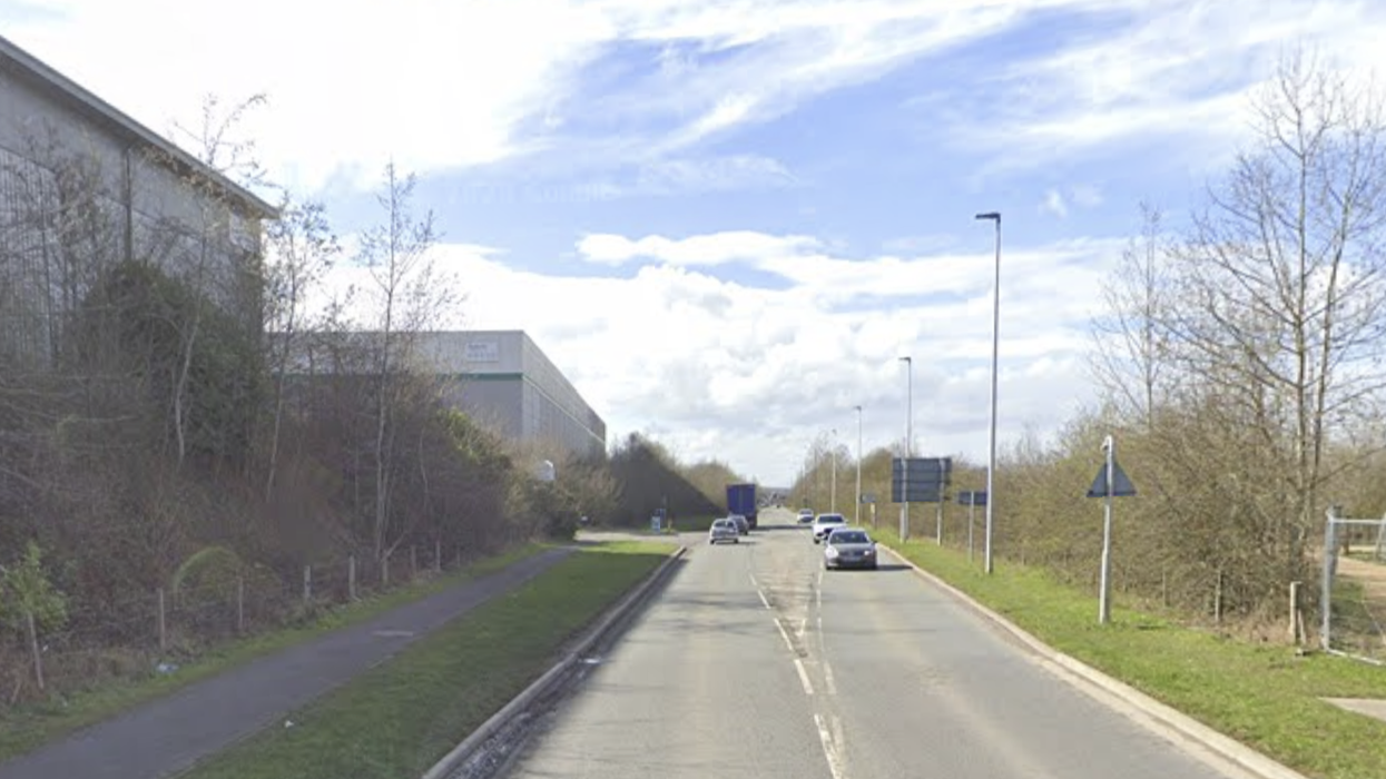 The road in Swadlincote