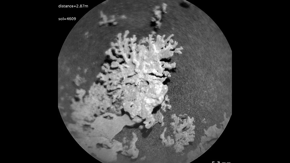 The rock formation found