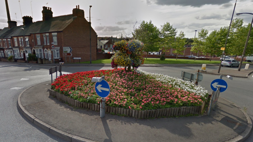 The roundabout in 2018