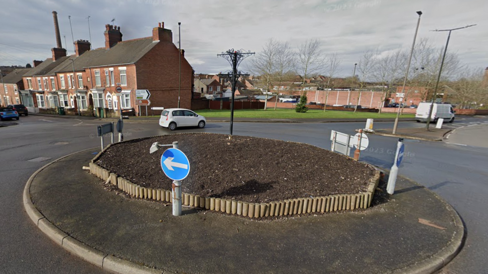 The roundabout in 2023