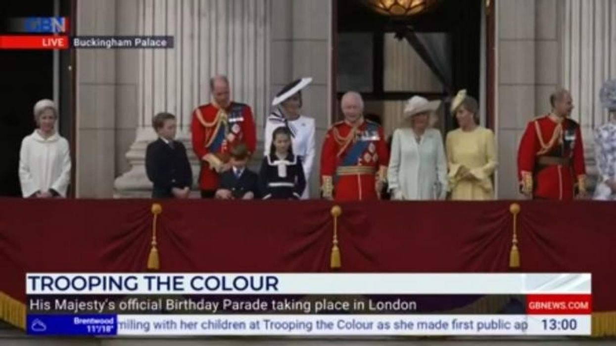 King Charles presents new Colours at Windsor Castle ahead of birthday parade