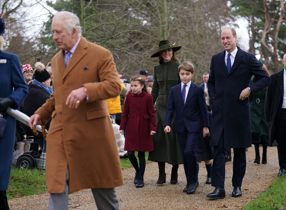 The Royal family laughed all the way to church in Sandringham on their traditional Christmas walk