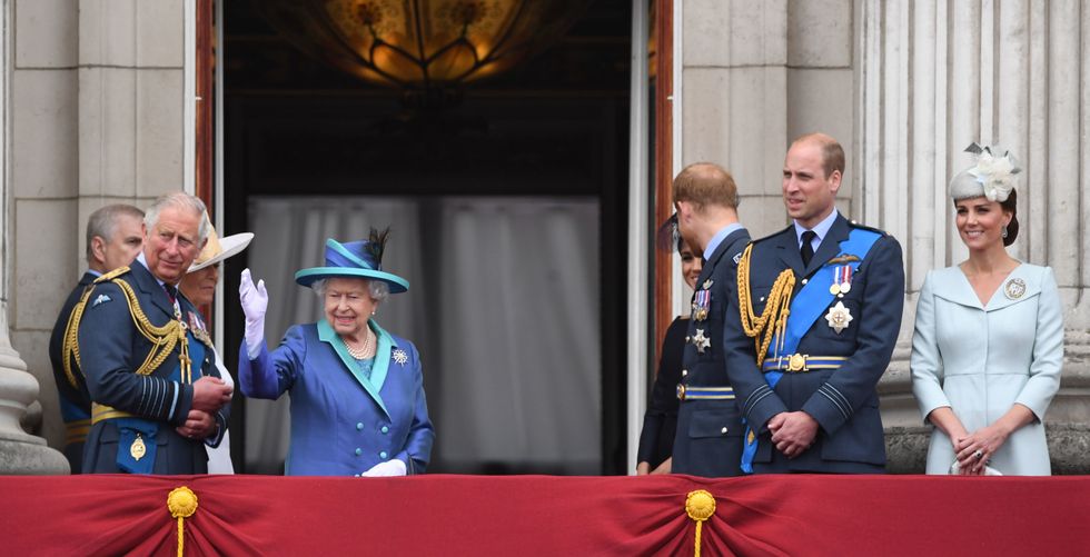 The royals will be on the palace balcony for the flypast