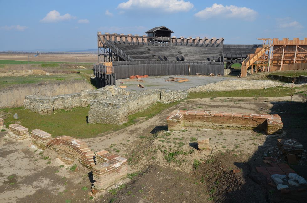 The ruins of Viminacium