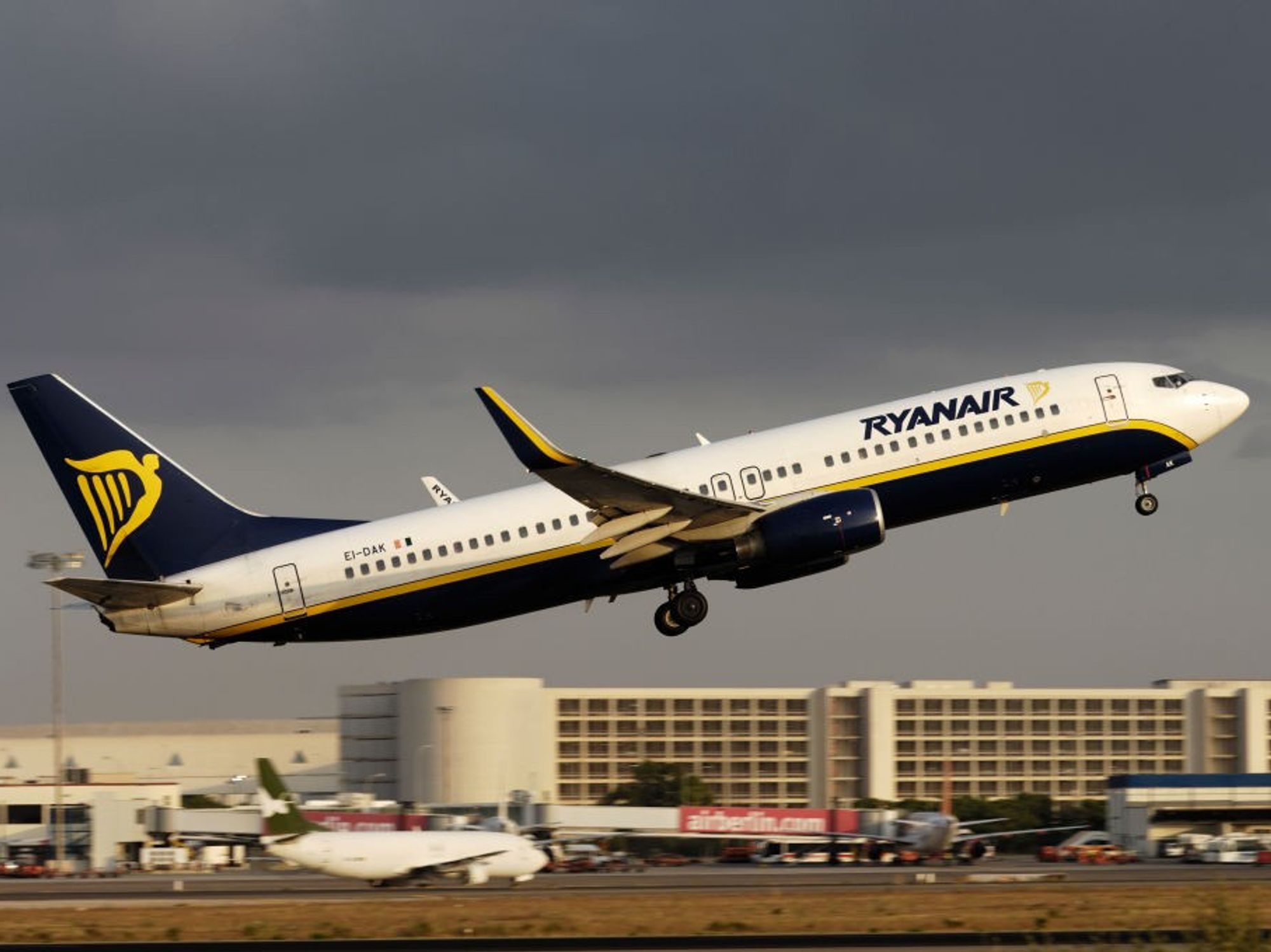 The Ryanair flight