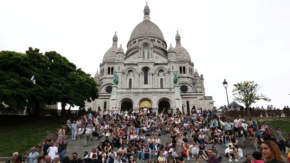The Sacre-Coeur Basilica in Montmatre