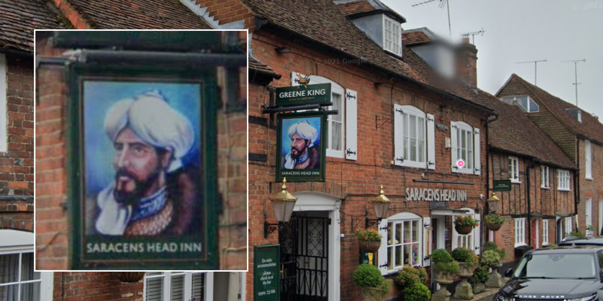 NextImg:Convicted terrorist 'deeply offended' by pub sign sues boozer because it 'scares him'