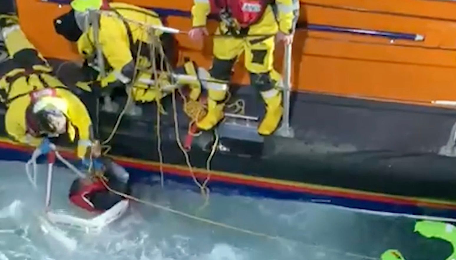 The scallop boat captain said he was convinced the policy of simply escorting the small boats into UK waters, where they are then picked up by authorities, was acting as a lure.