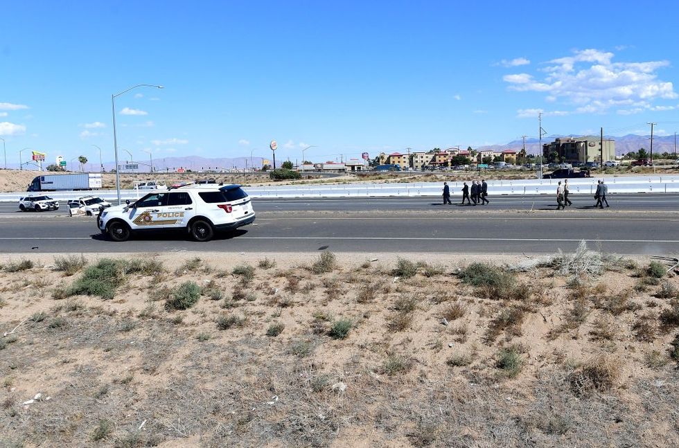 The scene following the shooting