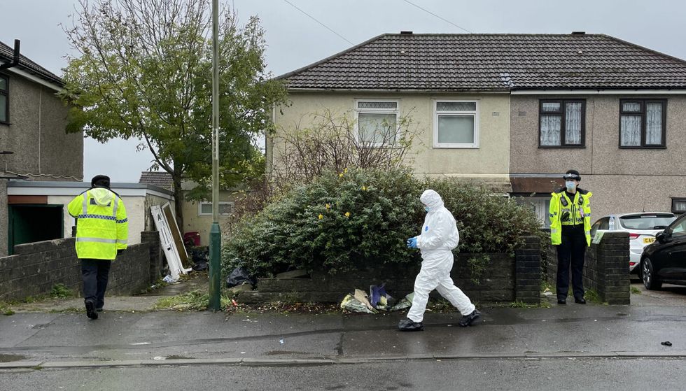 The scene of the attack