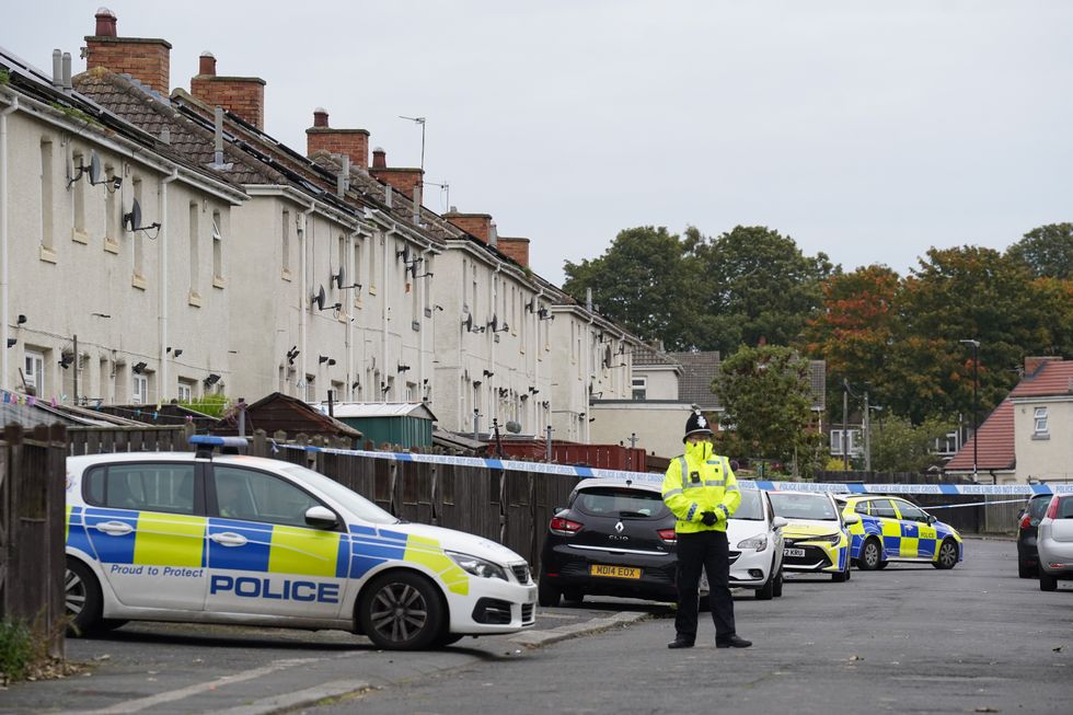 The scene on Sunderland's Maple Terrace, after the XL bully attack took place\u200b