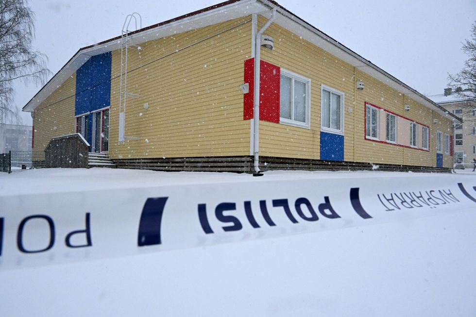 The school in Finland where the shooting took place