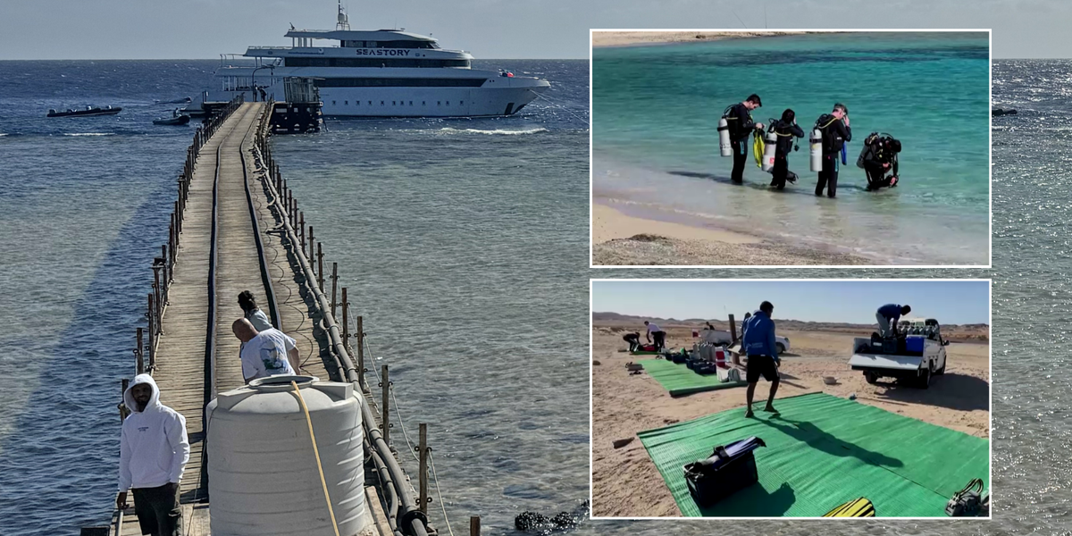 NextImg:Three bodies found by rescue teams after tourist boat with Britons on board sinks off Egypt coast