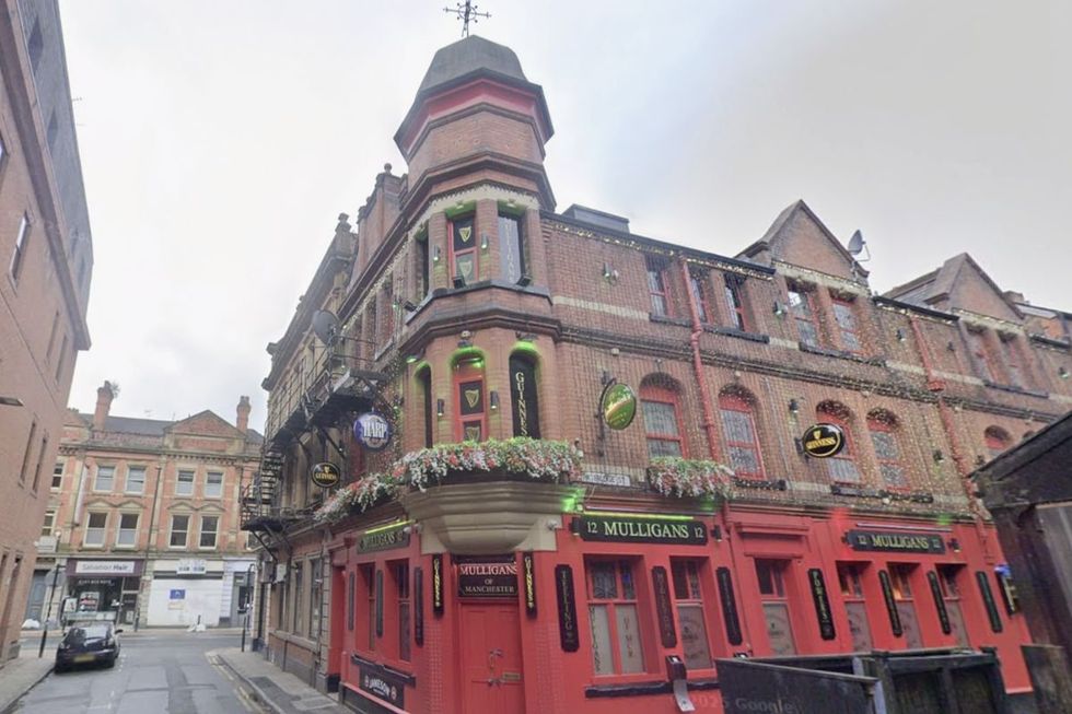 The security staff member responds by explaining that the pub's manager would not come out to speak with them