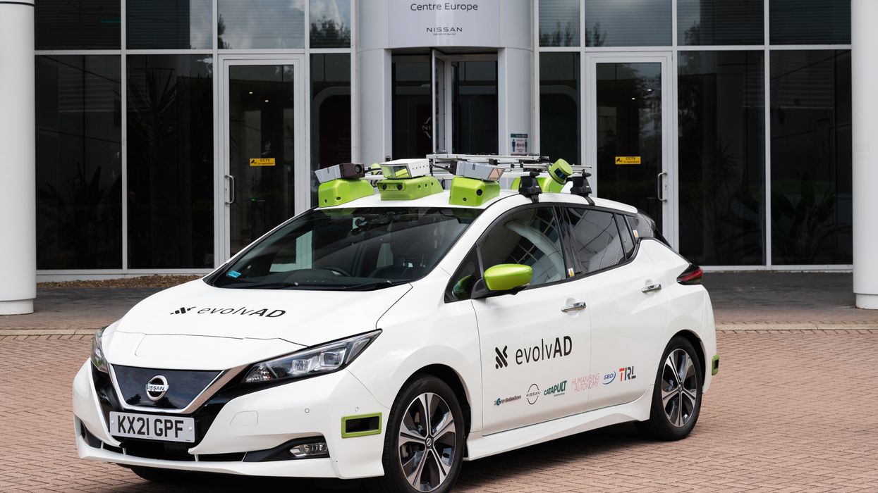 The self-driving Nissan Leaf