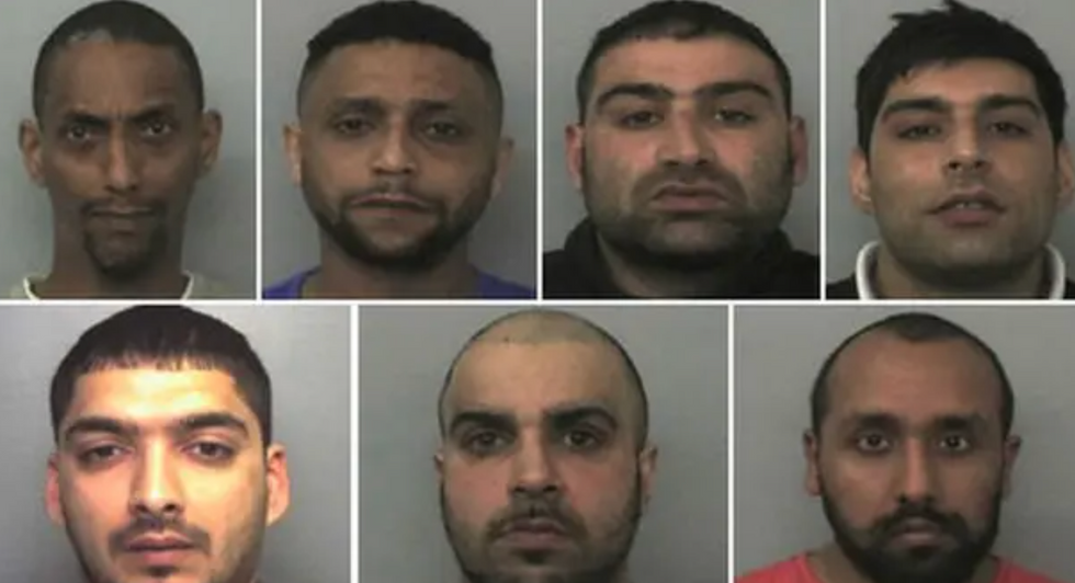 The seven men jailed in 2013 for abusing six girls in Oxford