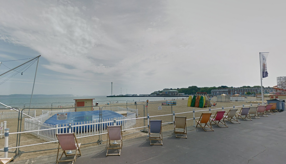 The sex attack occurred at Weymouth Beach\u200b