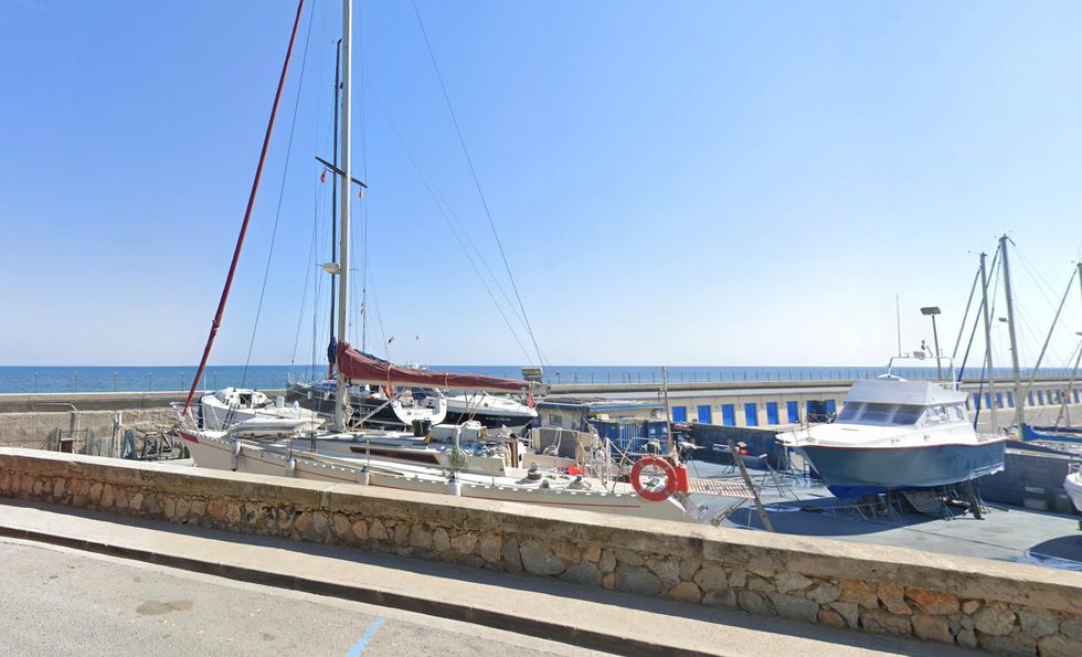 The shark was spotted off the coast of Garraf, Barcelona