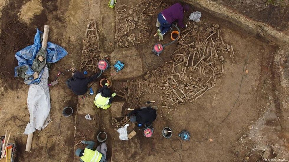 The skeletal remains date back to the 1st century AD, a period when cremation was the standard practice for disposing of the dead.