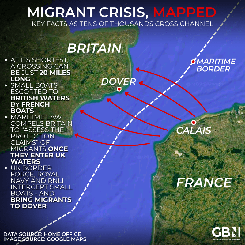 The small boats crisis started in 2018, with almost 200,000 now reaching British shores