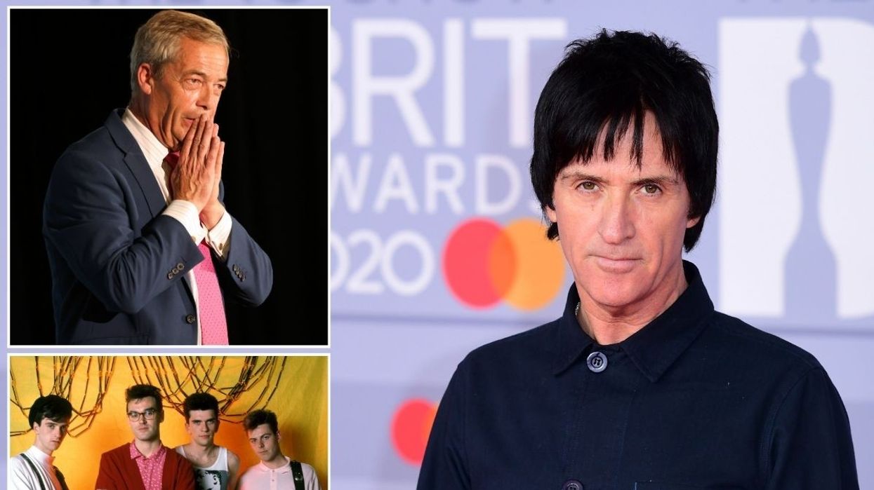 The Smiths’ iconic guitarist Johnny Marr has dismissed an Oasis-style reunion by taking a swipe at Nigel Farage