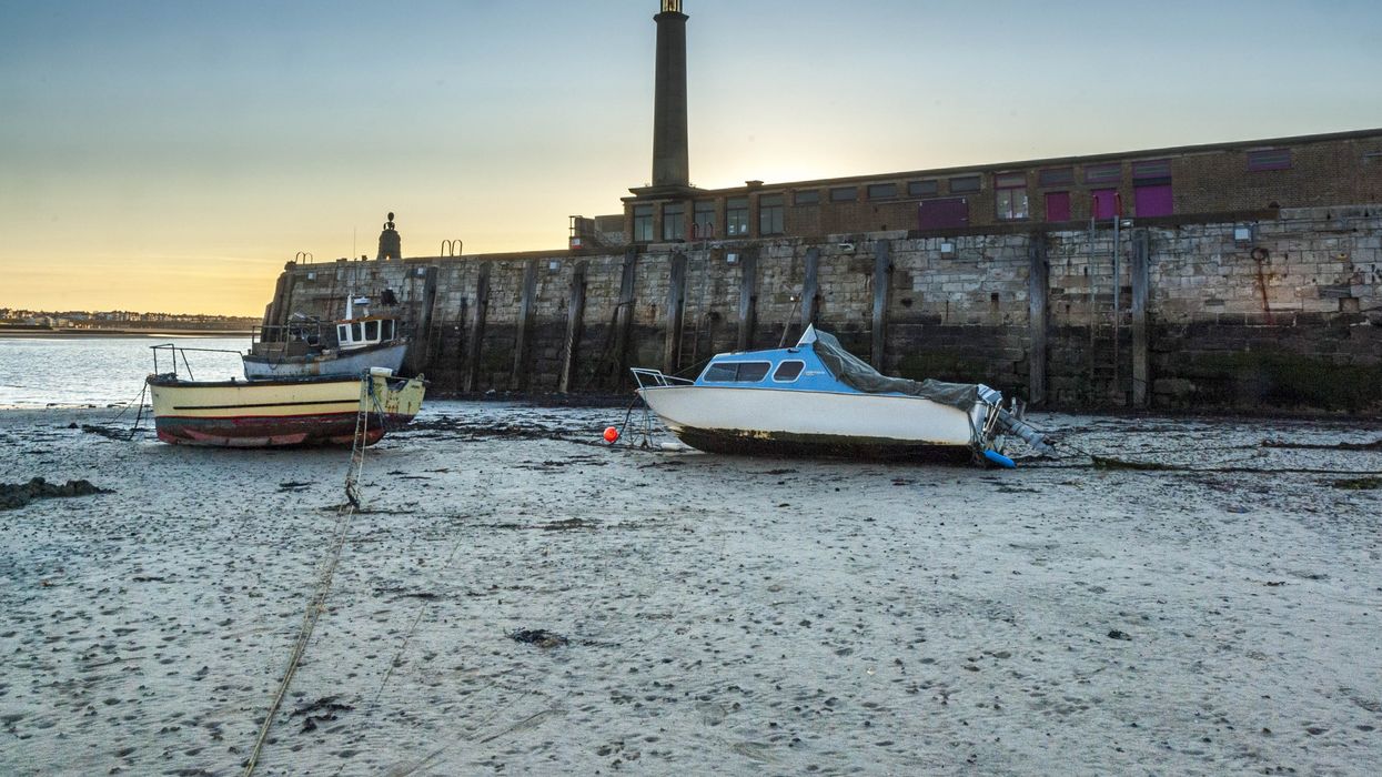 The stone pier is known as the harbour arm and was built between 1812 and 1815