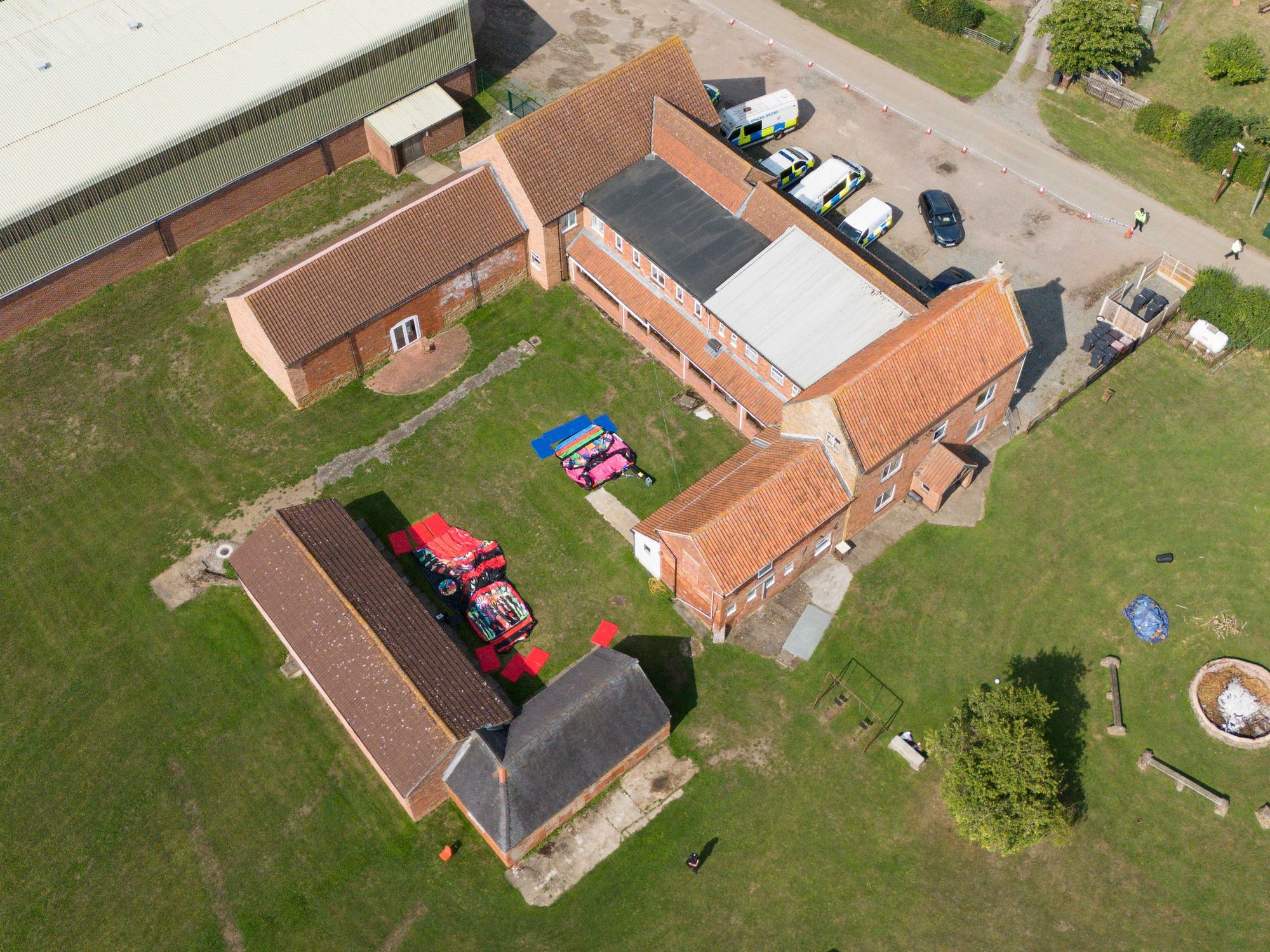 The summer camp in Stathern, Leicestershire