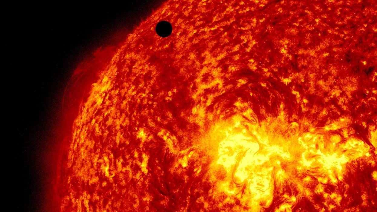 The sun pictured in a NASA handout