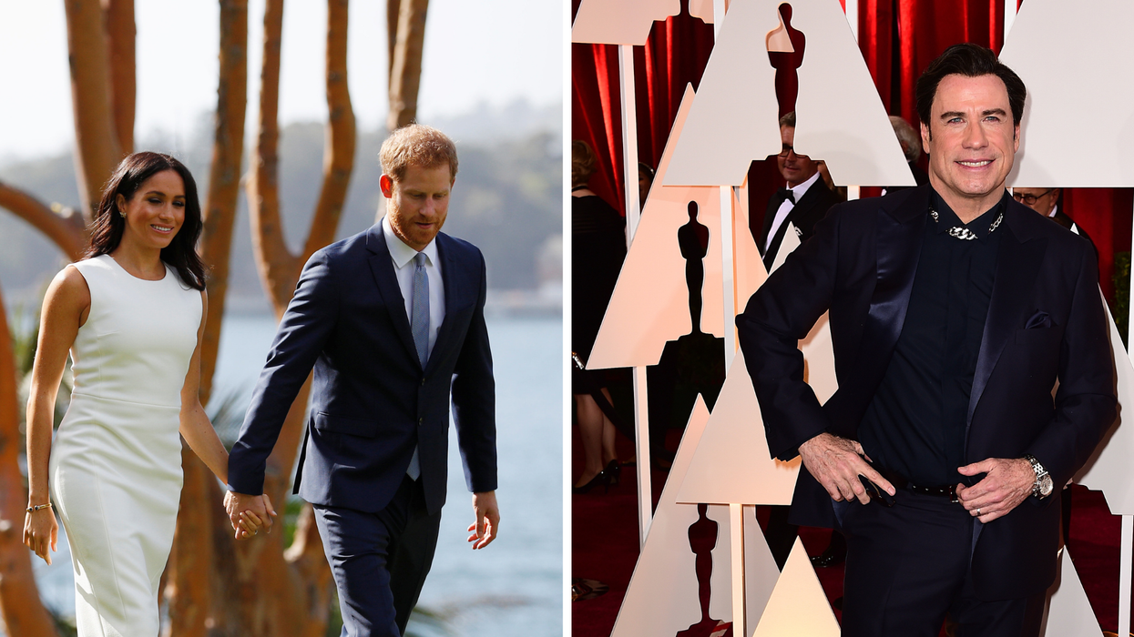 The Sussexes and John Travolta