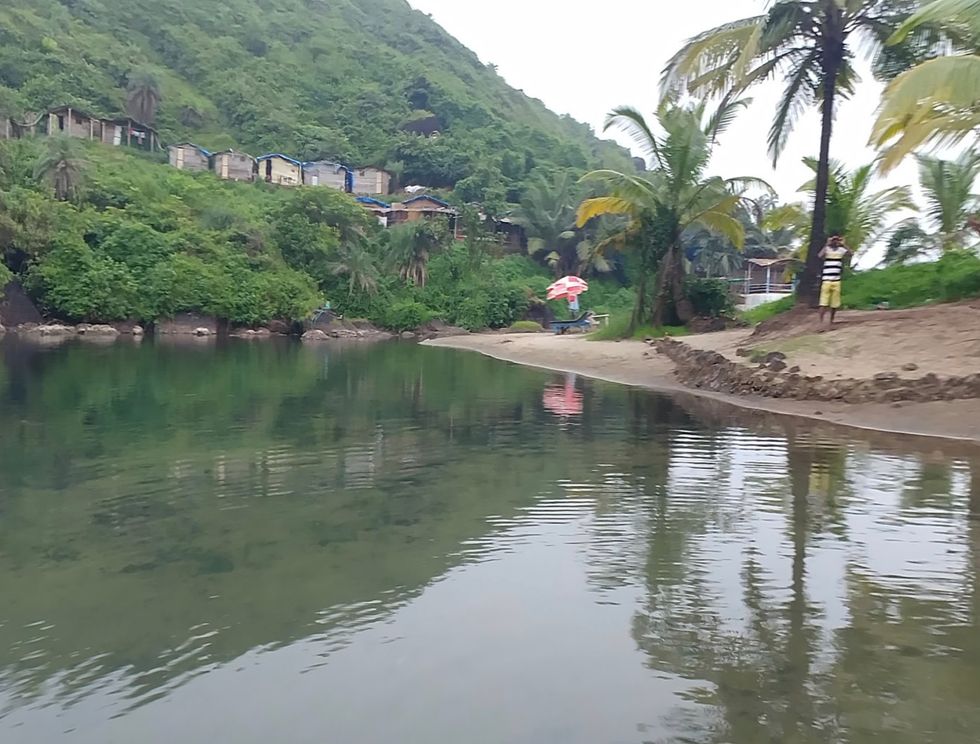The Sweet Water Lake is in Arambol, Goa