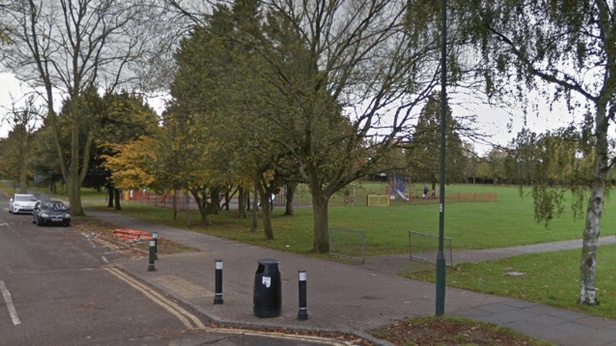 The synagogue is a short distance from a local park