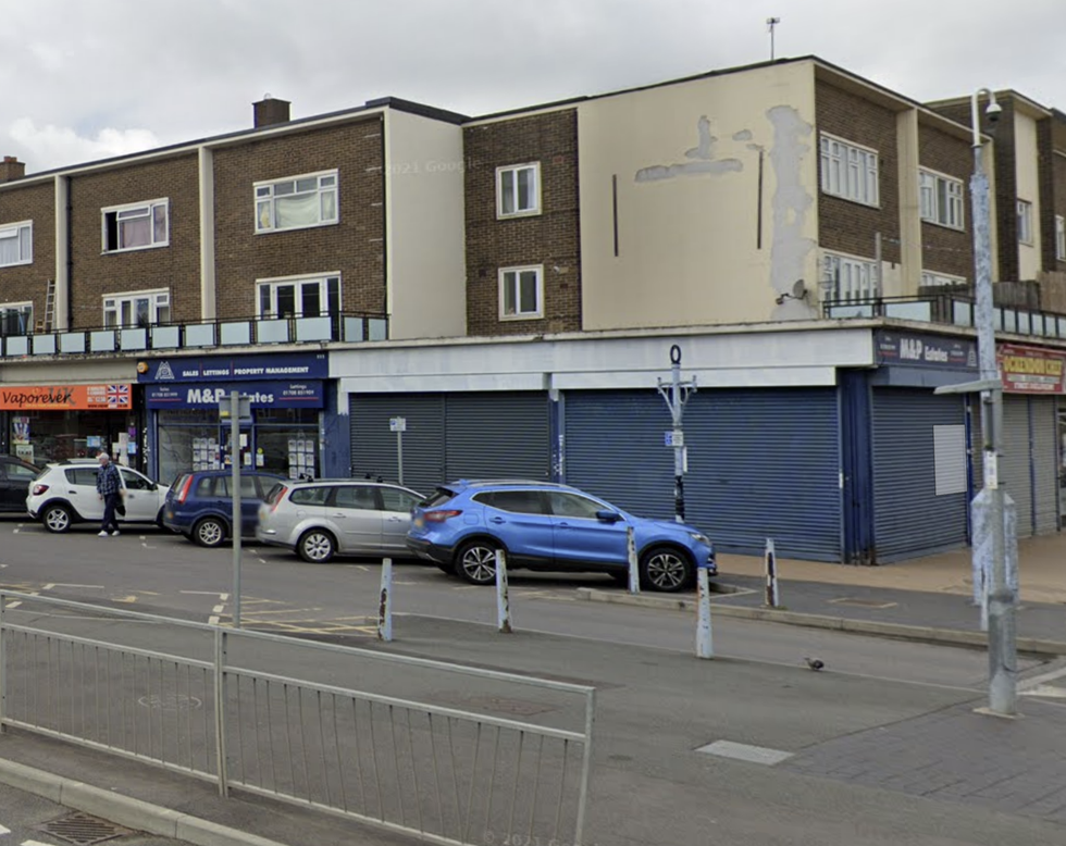 The takeaway outlet is located on Daiglen Drive in South Ockendon