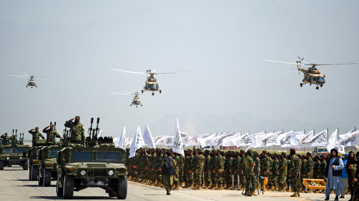 The Taliban at Bagram Airbase