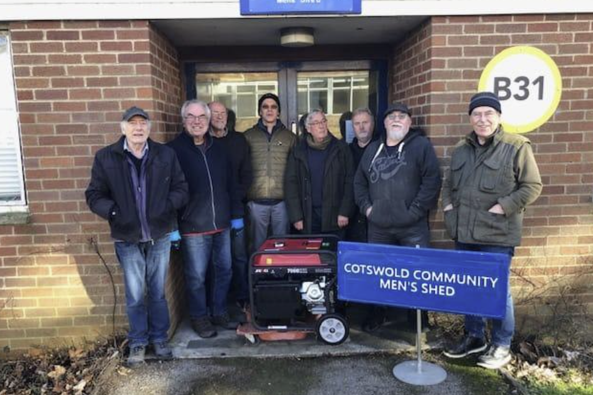 The team at Cotswold Community Men's Shed