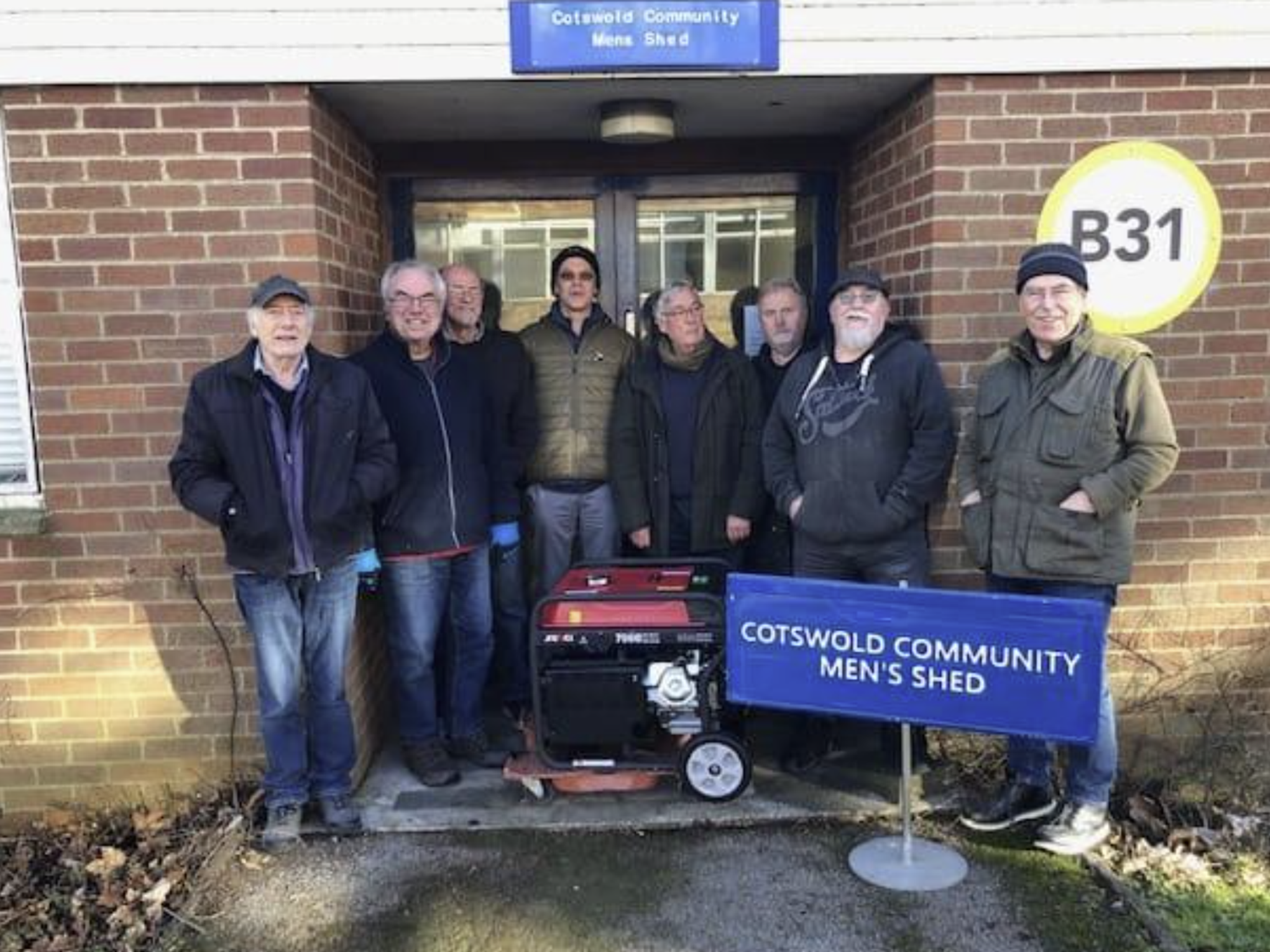 The team at Cotswold Community Men's Shed