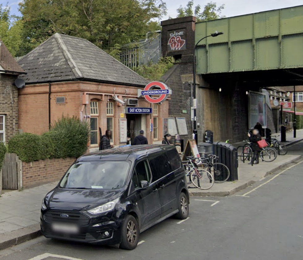 The teen was struck by the train near East Acton station