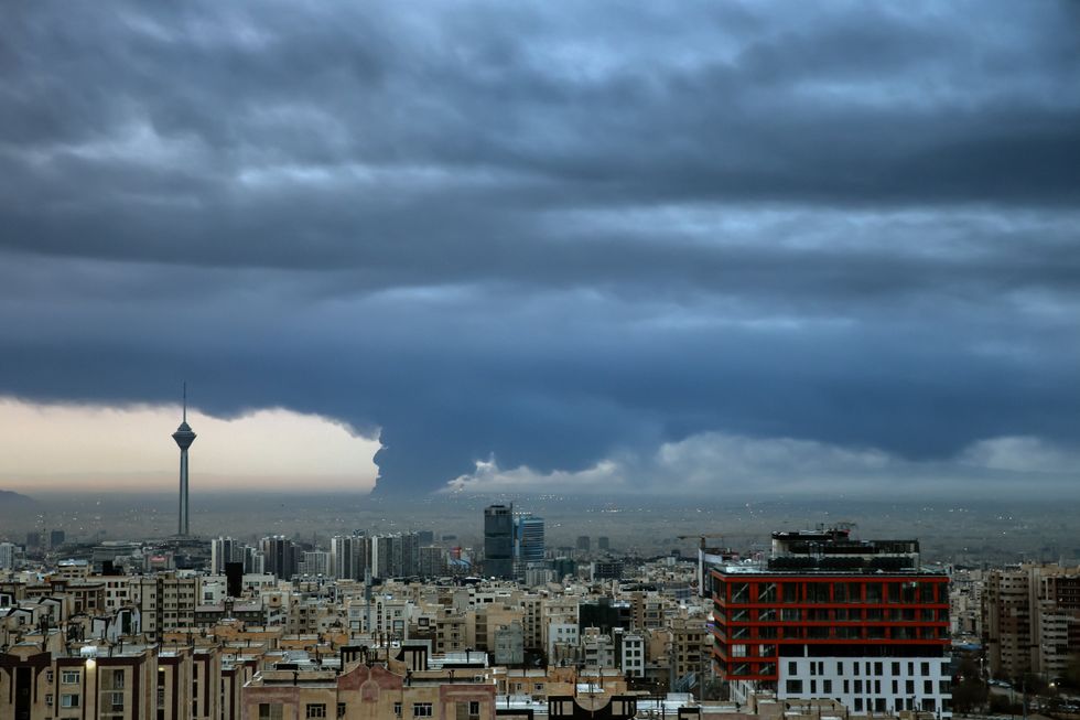 The Tehran skyline on March 8