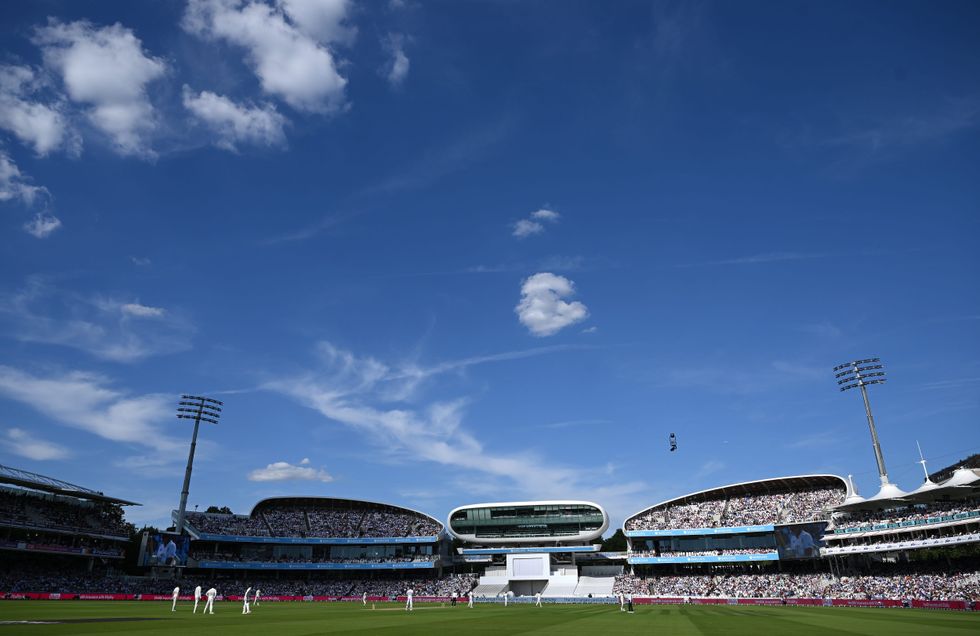 The temporary display, which went up last month and runs until the end of April, features paintings created by Syrian and Palestinian refugee students alongside pieces from established artists.