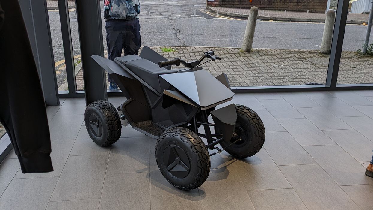 The Tesla Cyberquad even made an appearance
