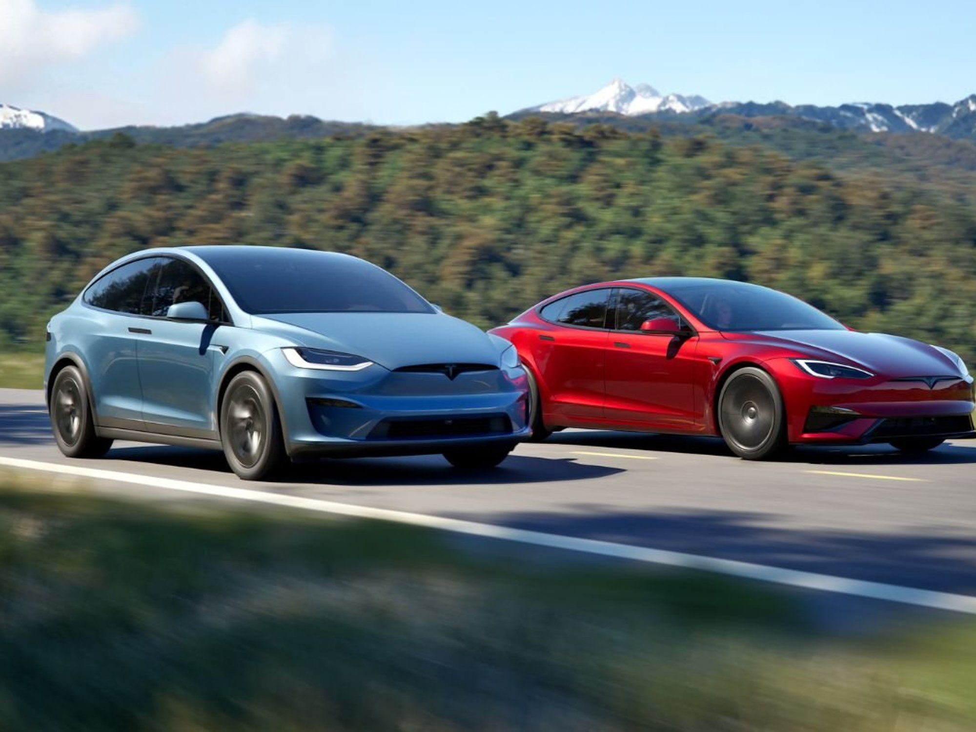The Tesla Model S and Model X