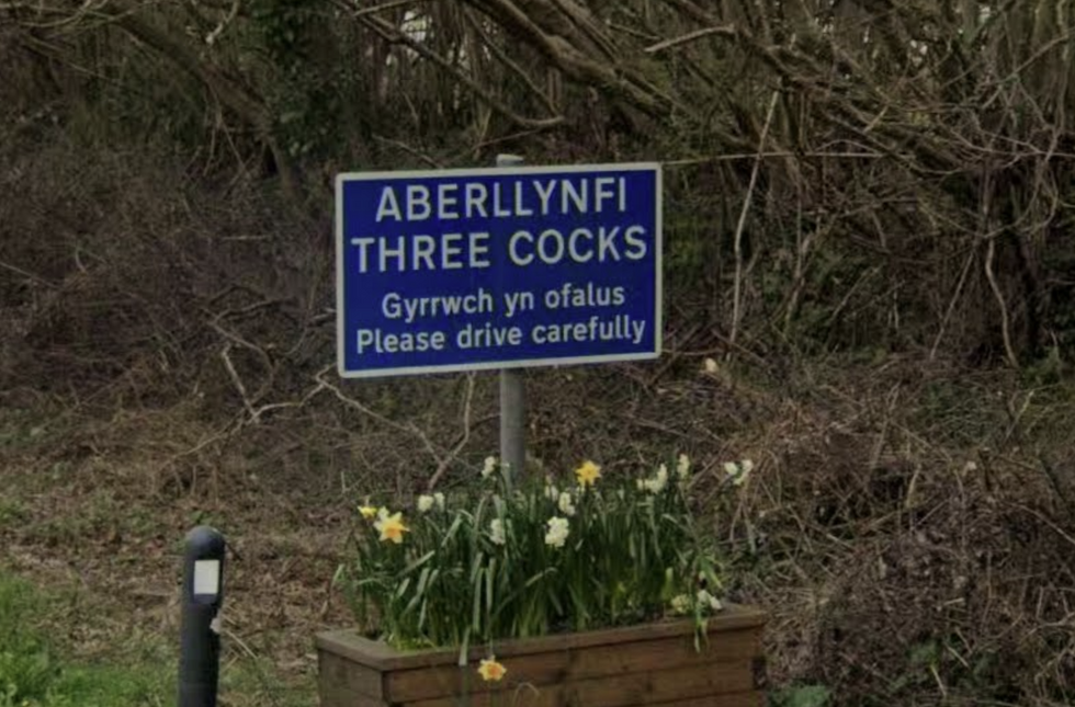 The Three Cocks was censored