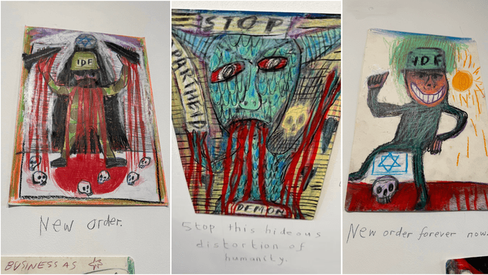 The three paintings