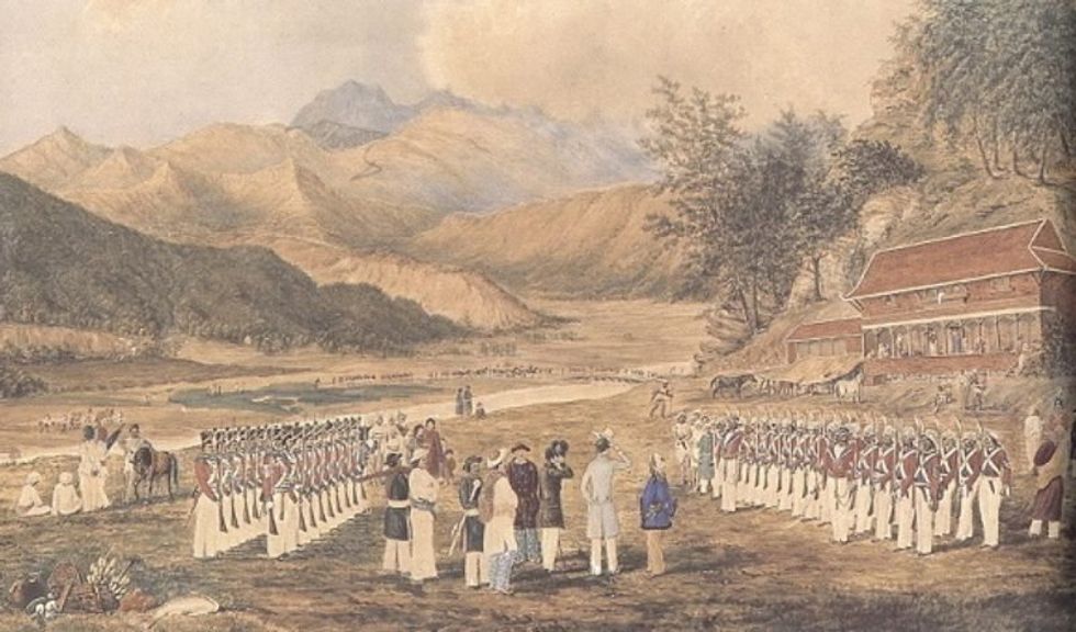 The Treaty of Segauli was signed in 1816