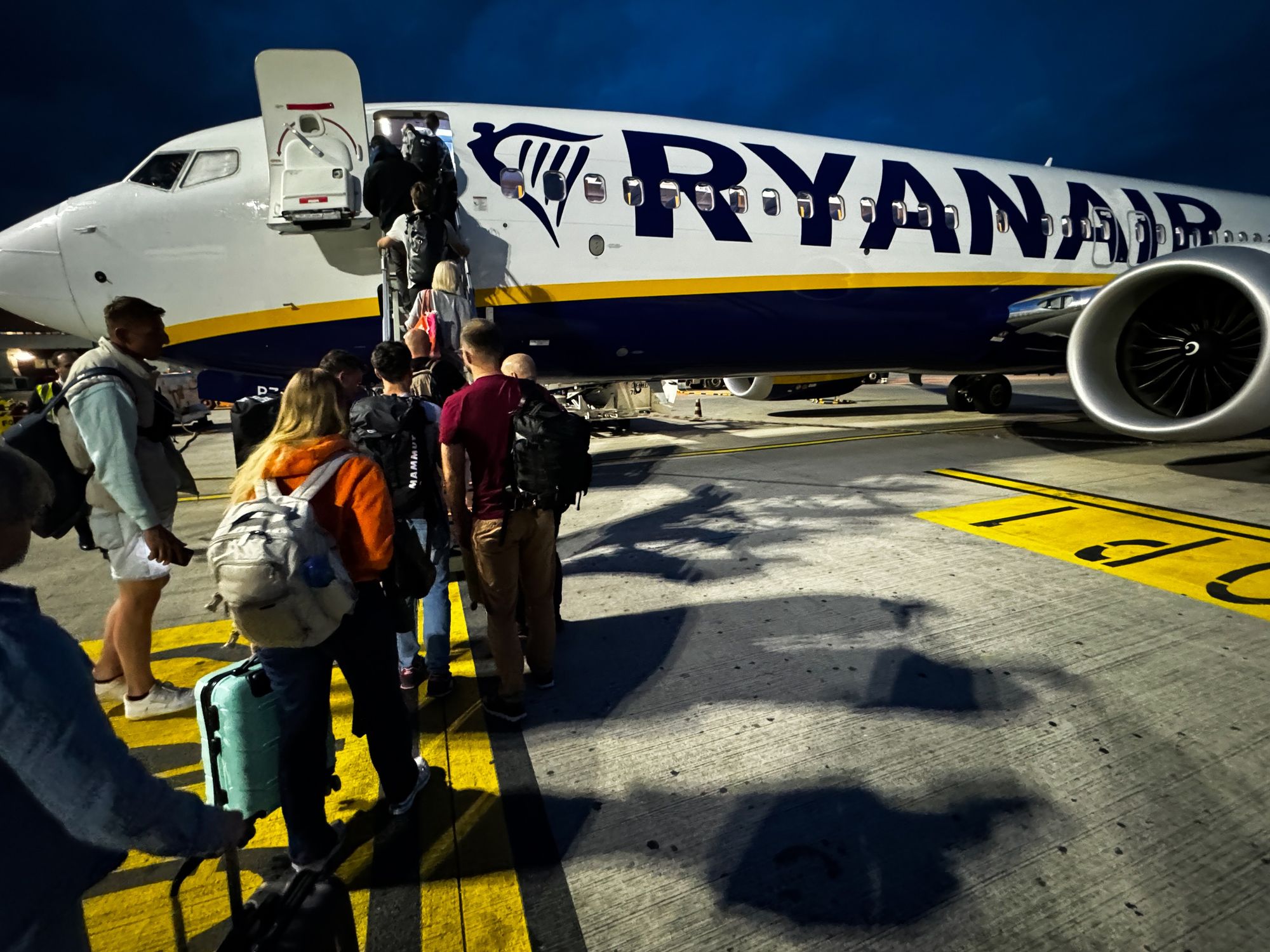 Ryanair flight descends into 'bloody brawl' after 'drunk passenger tries to open emergency exit mid-air'