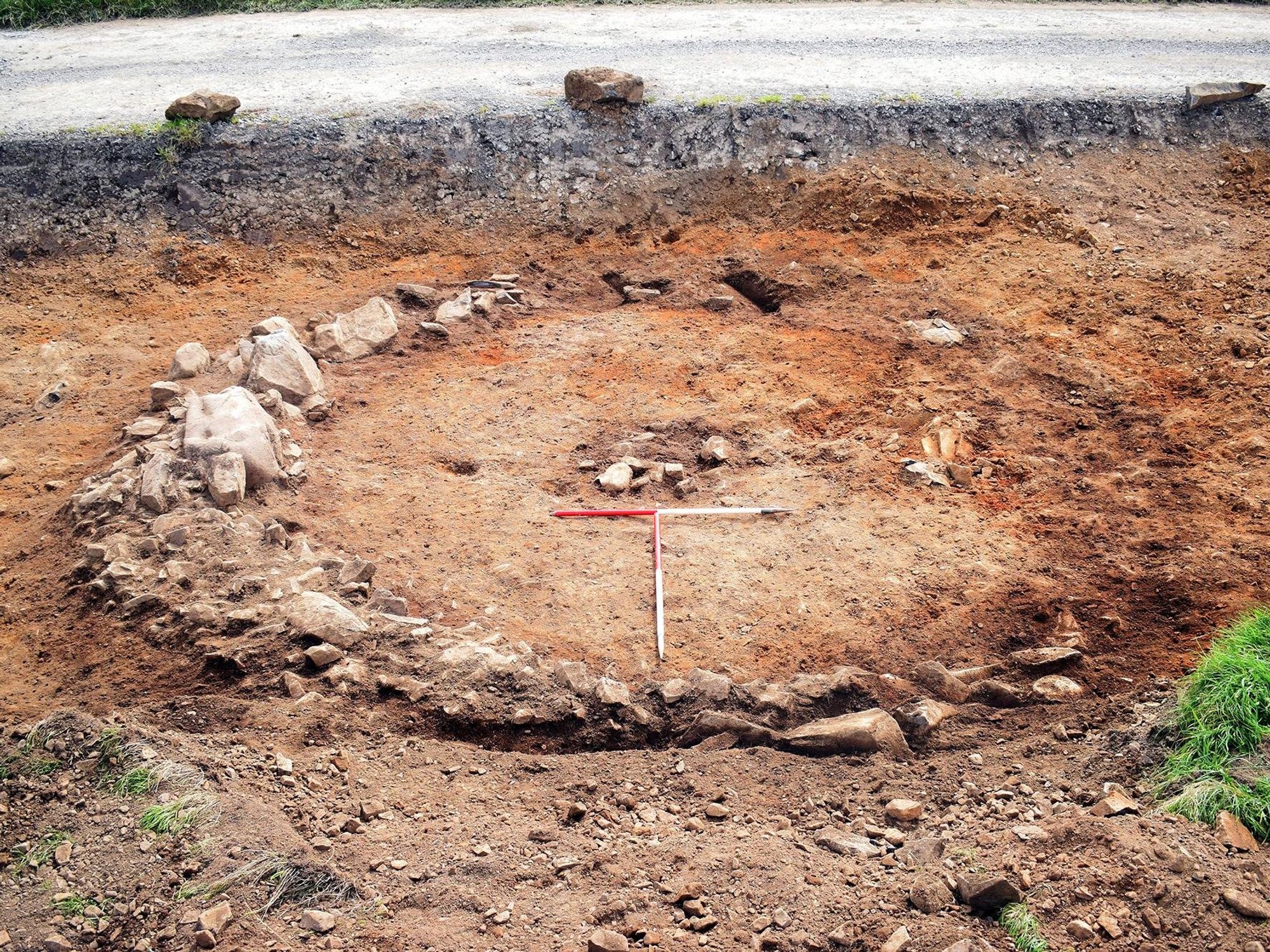 The Twentyshilling site as it was first unearthed
