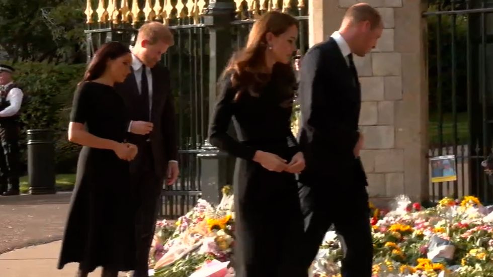 The two couples were seen together in public for what is thought to be the first time since Commonwealth Day in 2020.