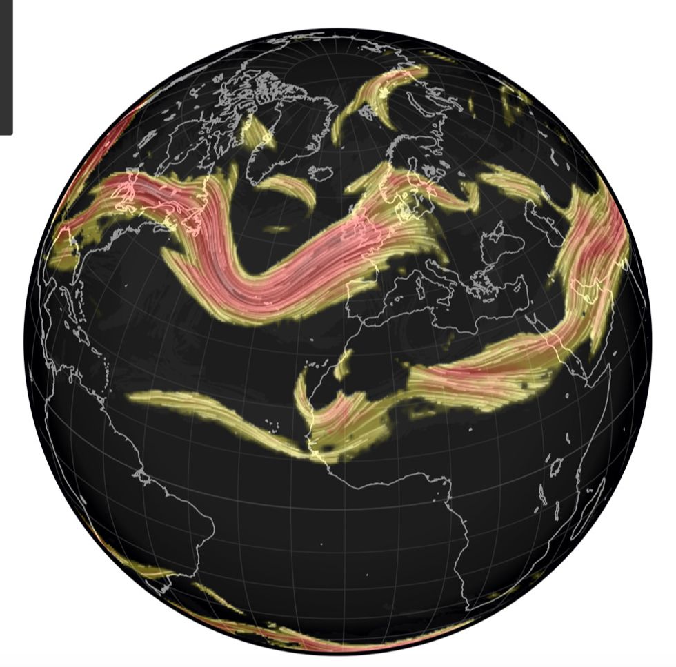 The UK Met Office has warned the jet stream could strengthen in the coming days